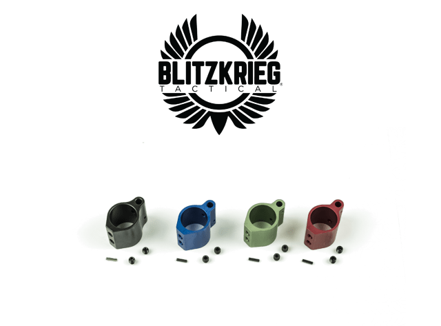 Blitzkrieg Low Profile Steel Gas Block .750